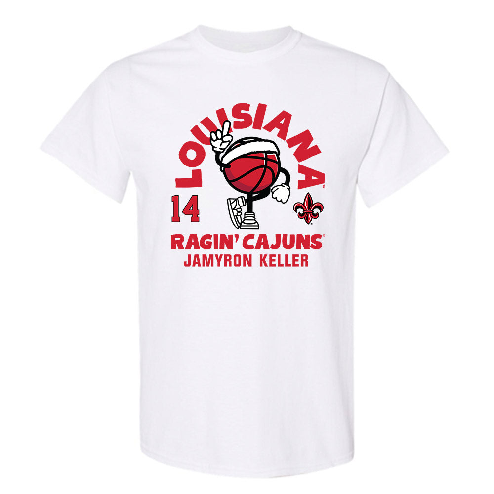 Louisiana - NCAA Men's Basketball : Jamyron Keller - Fashion Shersey T-Shirt-0