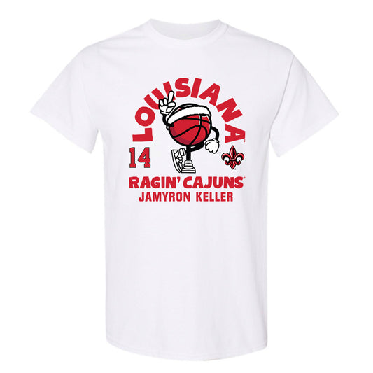Louisiana - NCAA Men's Basketball : Jamyron Keller - Fashion Shersey T-Shirt-0