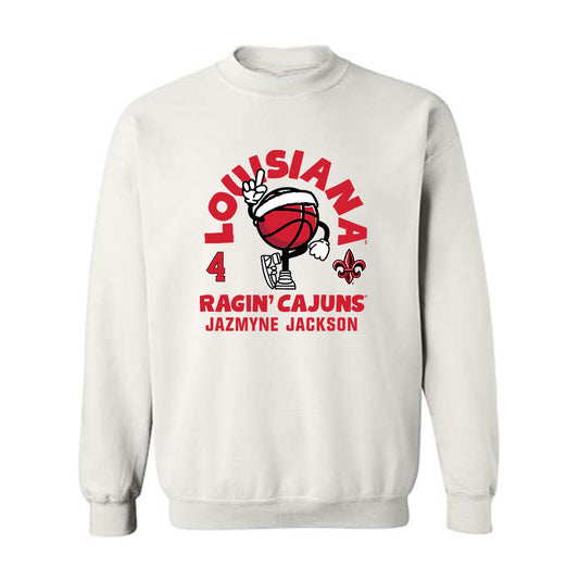 Louisiana - NCAA Women's Basketball : Jazmyne Jackson - Fashion Shersey Crewneck Sweatshirt-0