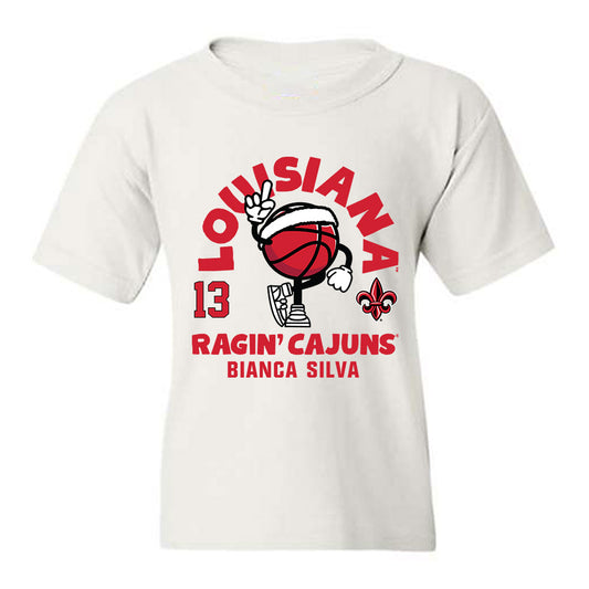 Louisiana - NCAA Women's Basketball : Bianca Silva - Fashion Shersey Youth T-Shirt-0