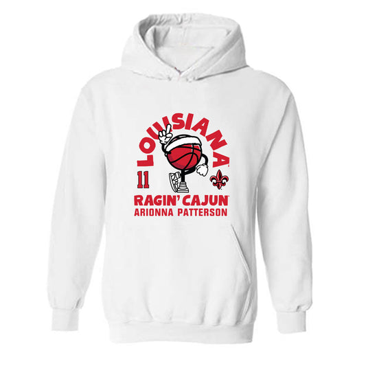 Louisiana - NCAA Women's Basketball : Arionna Patterson - Fashion Shersey Hooded Sweatshirt-0