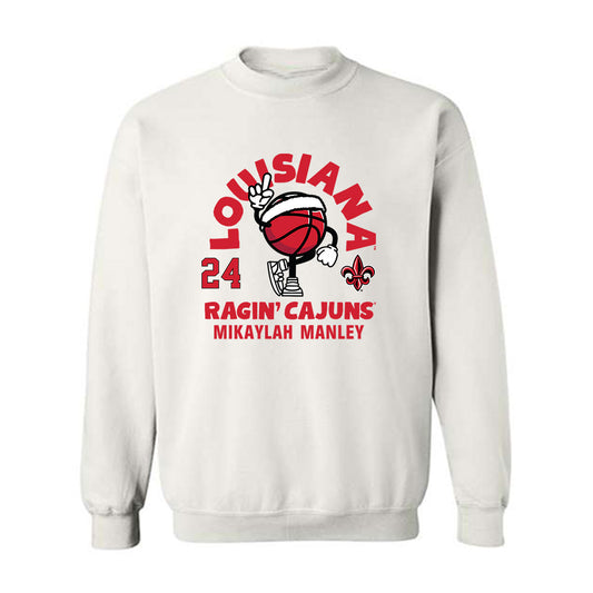 Louisiana - NCAA Women's Basketball : Mikaylah Manley - Fashion Shersey Crewneck Sweatshirt-0
