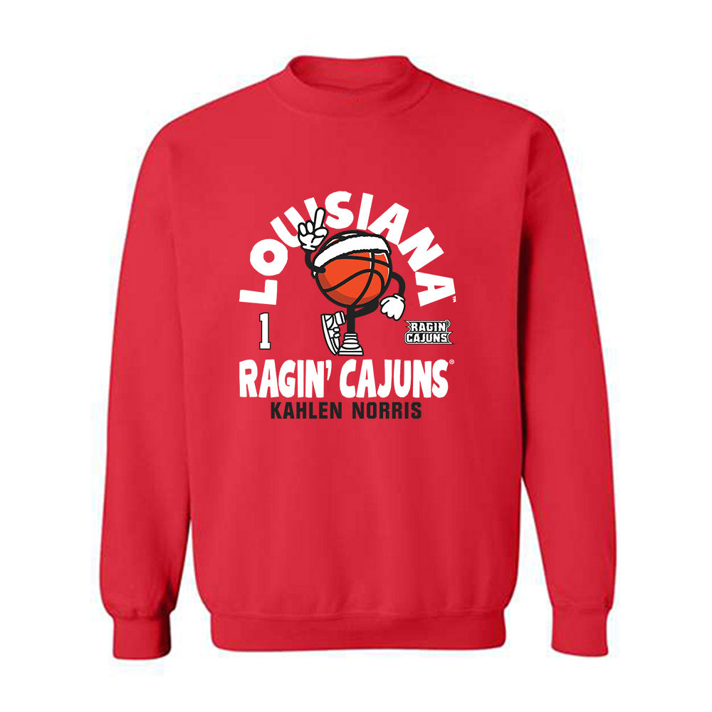 Louisiana - NCAA Women's Basketball : Kahlen Norris - Fashion Shersey Crewneck Sweatshirt-0
