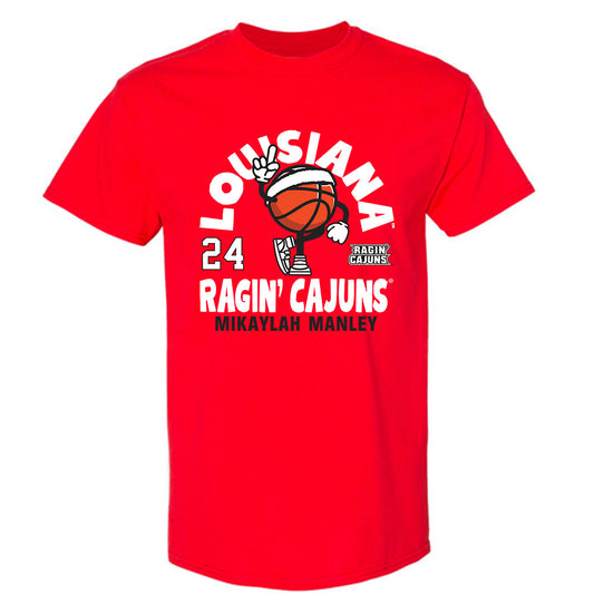 Louisiana - NCAA Women's Basketball : Mikaylah Manley - Fashion Shersey T-Shirt-0