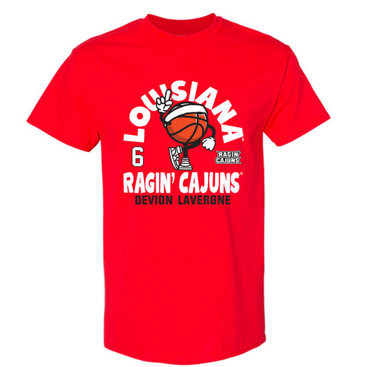 Louisiana - NCAA Men's Basketball : Devion Lavergne - Fashion Shersey T-Shirt-0