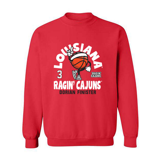 Louisiana - NCAA Men's Basketball : Dorian Finister - Fashion Shersey Crewneck Sweatshirt-0