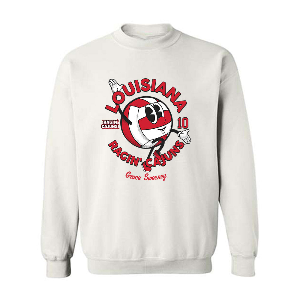 Louisiana - NCAA Women's Volleyball : Grace Sweeney - Fashion Shersey Crewneck Sweatshirt-0