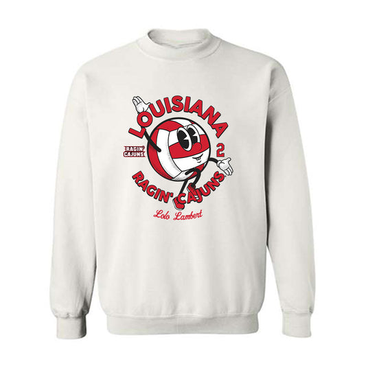 Louisiana - NCAA Women's Volleyball : Lolo Lambert - Fashion Shersey Crewneck Sweatshirt-0