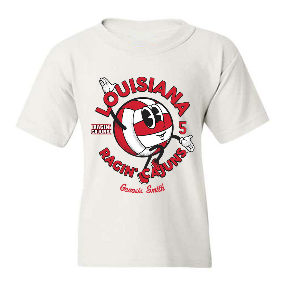 Louisiana - NCAA Women's Volleyball : Genesis Smith - Fashion Shersey Youth T-Shirt-0