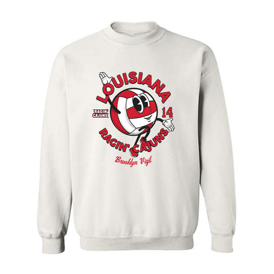 Louisiana - NCAA Women's Volleyball : Brooklyn Vigil - Fashion Shersey Crewneck Sweatshirt-0