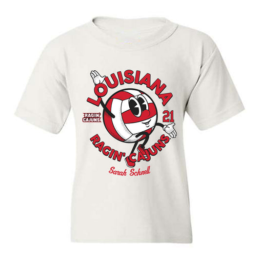 Louisiana - NCAA Women's Volleyball : Sarah Schnell - Fashion Shersey Youth T-Shirt-0