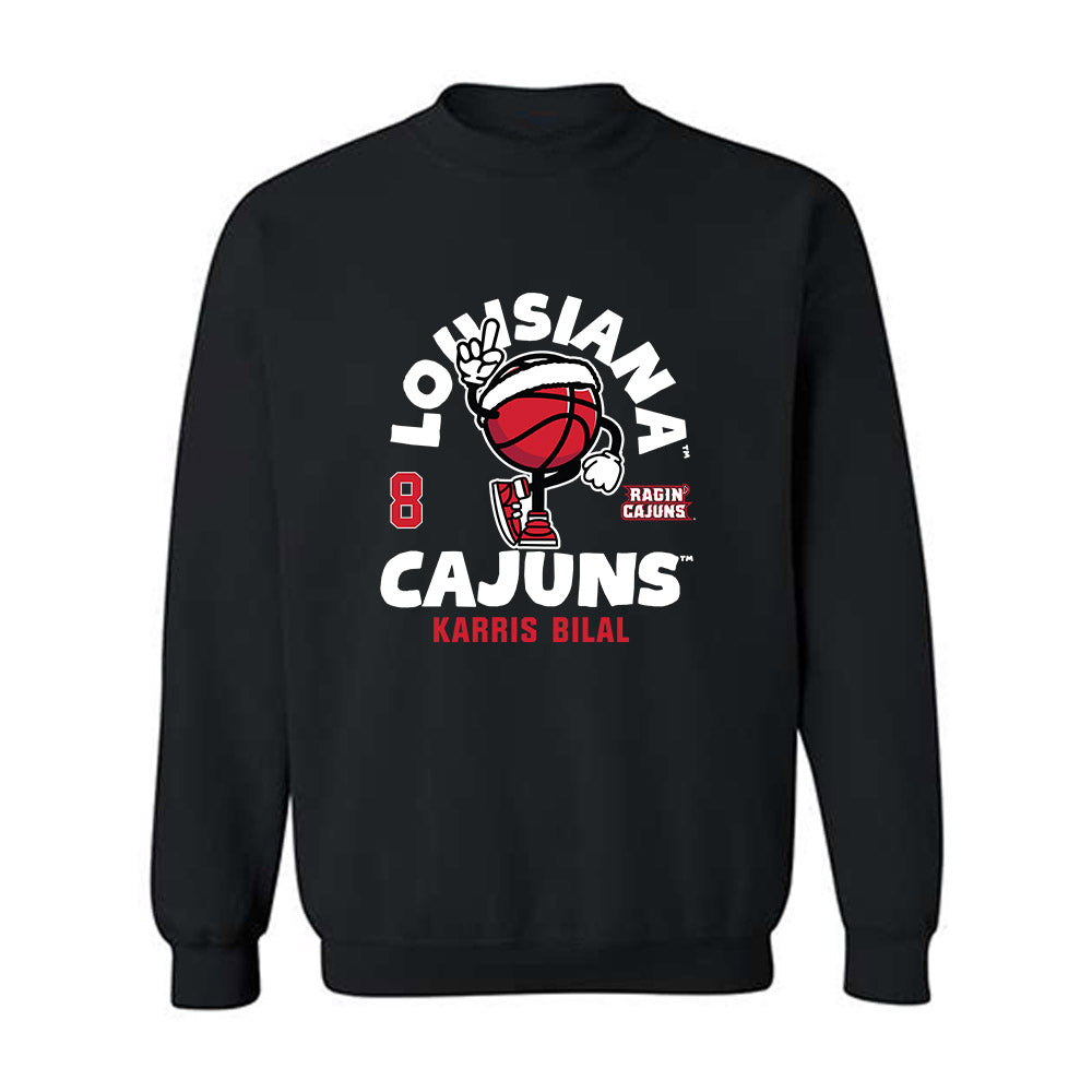 Louisiana - NCAA Men's Basketball : Karris Bilal - Fashion Shersey Crewneck Sweatshirt-0
