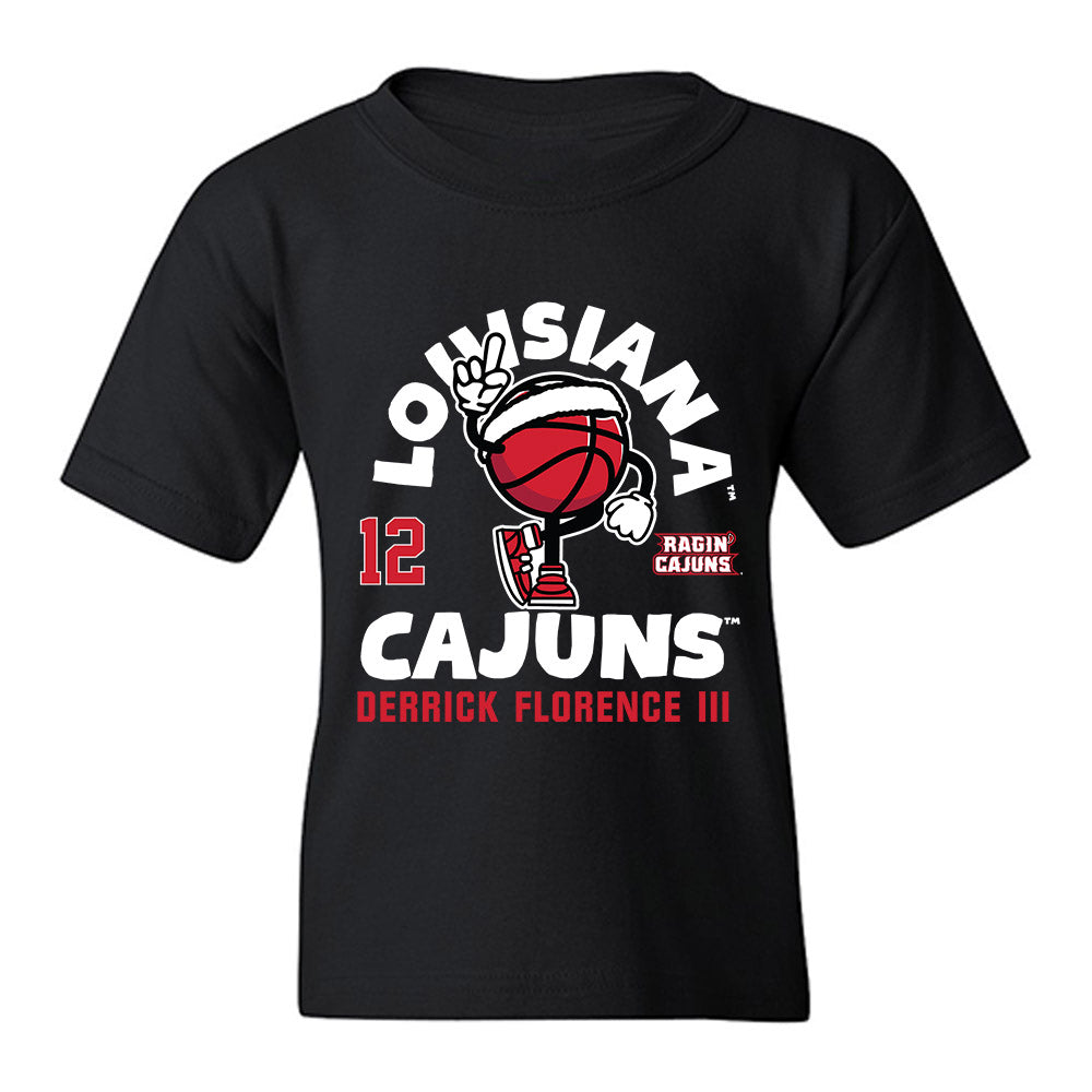 Louisiana - NCAA Men's Basketball : Derrick Florence III - Fashion Shersey Youth T-Shirt-0