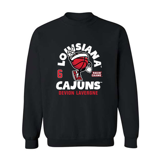 Louisiana - NCAA Men's Basketball : Devion Lavergne - Fashion Shersey Crewneck Sweatshirt-0