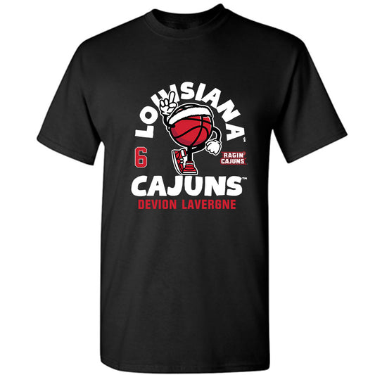Louisiana - NCAA Men's Basketball : Devion Lavergne - Fashion Shersey T-Shirt-0