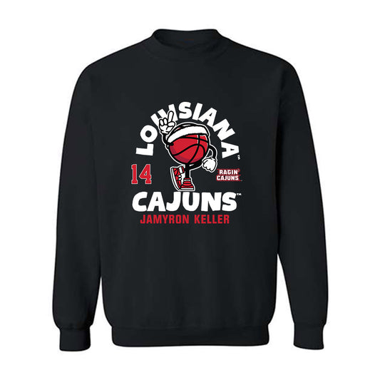 Louisiana - NCAA Men's Basketball : Jamyron Keller - Fashion Shersey Crewneck Sweatshirt-0