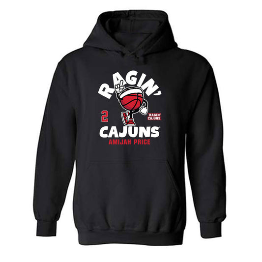 Louisiana - NCAA Women's Basketball : Amijah Price - Fashion Shersey Hooded Sweatshirt-0
