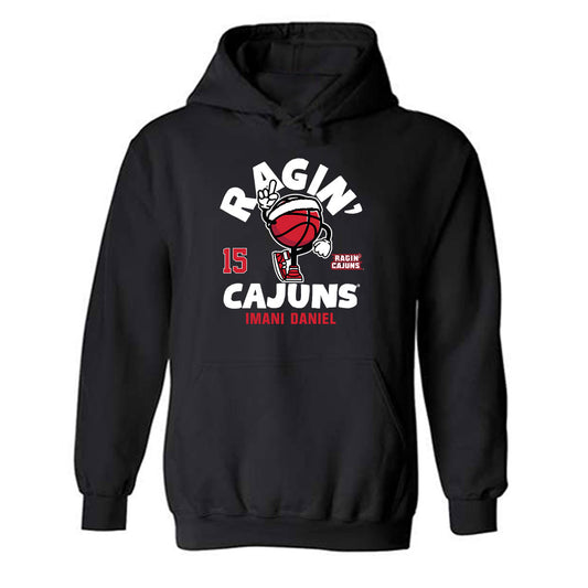 Louisiana - NCAA Women's Basketball : Imani Daniel - Fashion Shersey Hooded Sweatshirt-0