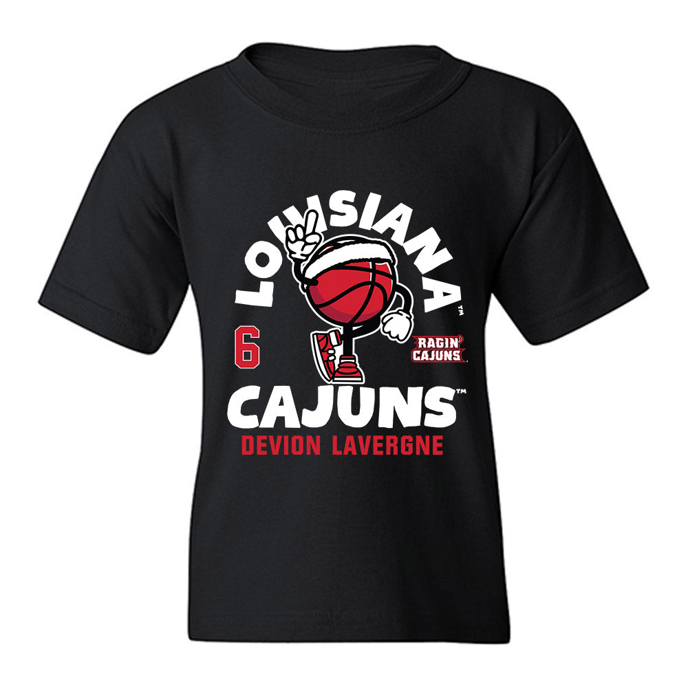Louisiana - NCAA Men's Basketball : Devion Lavergne - Fashion Shersey Youth T-Shirt-0