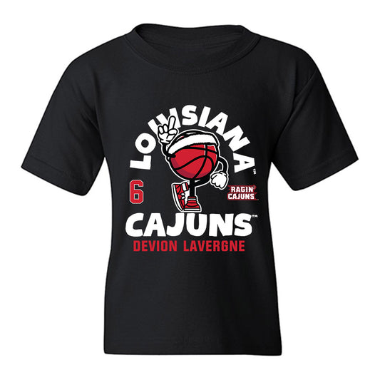 Louisiana - NCAA Men's Basketball : Devion Lavergne - Fashion Shersey Youth T-Shirt-0