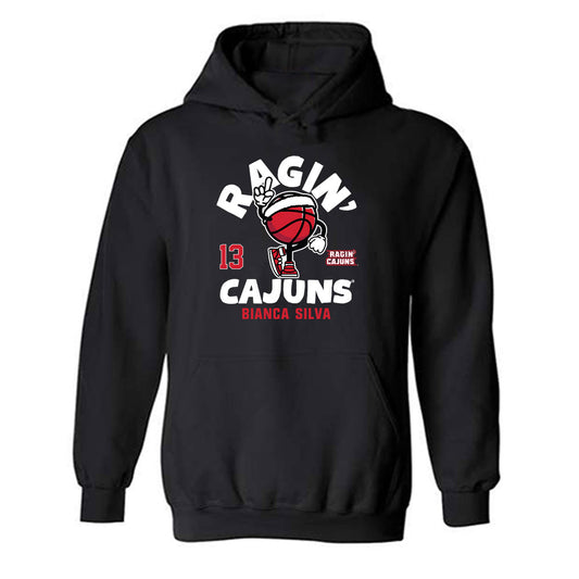 Louisiana - NCAA Women's Basketball : Bianca Silva - Fashion Shersey Hooded Sweatshirt-0