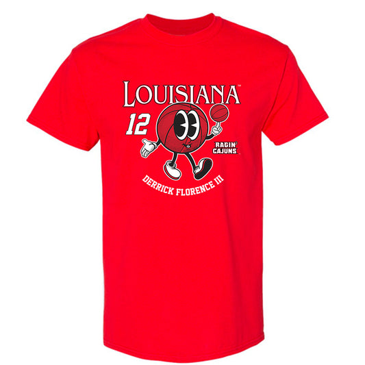 Louisiana - NCAA Men's Basketball : Derrick Florence III - Fashion Shersey T-Shirt-0