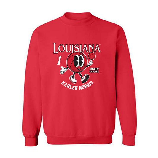Louisiana - NCAA Women's Basketball : Kahlen Norris - Fashion Shersey Crewneck Sweatshirt-0