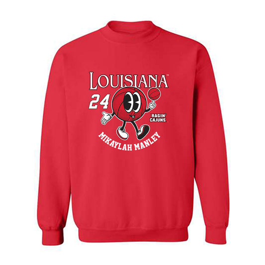 Louisiana - NCAA Women's Basketball : Mikaylah Manley - Fashion Shersey Crewneck Sweatshirt-0