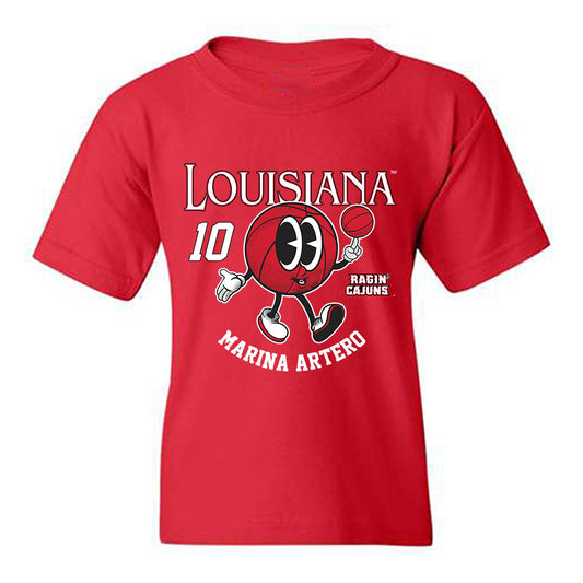 Louisiana - NCAA Women's Basketball : Marina Artero - Fashion Shersey Youth T-Shirt-0