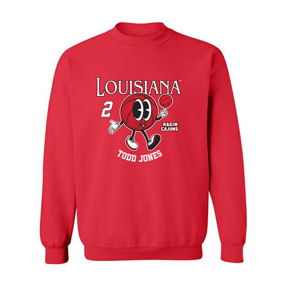 Louisiana - NCAA Men's Basketball : Todd Jones - Fashion Shersey Crewneck Sweatshirt-0