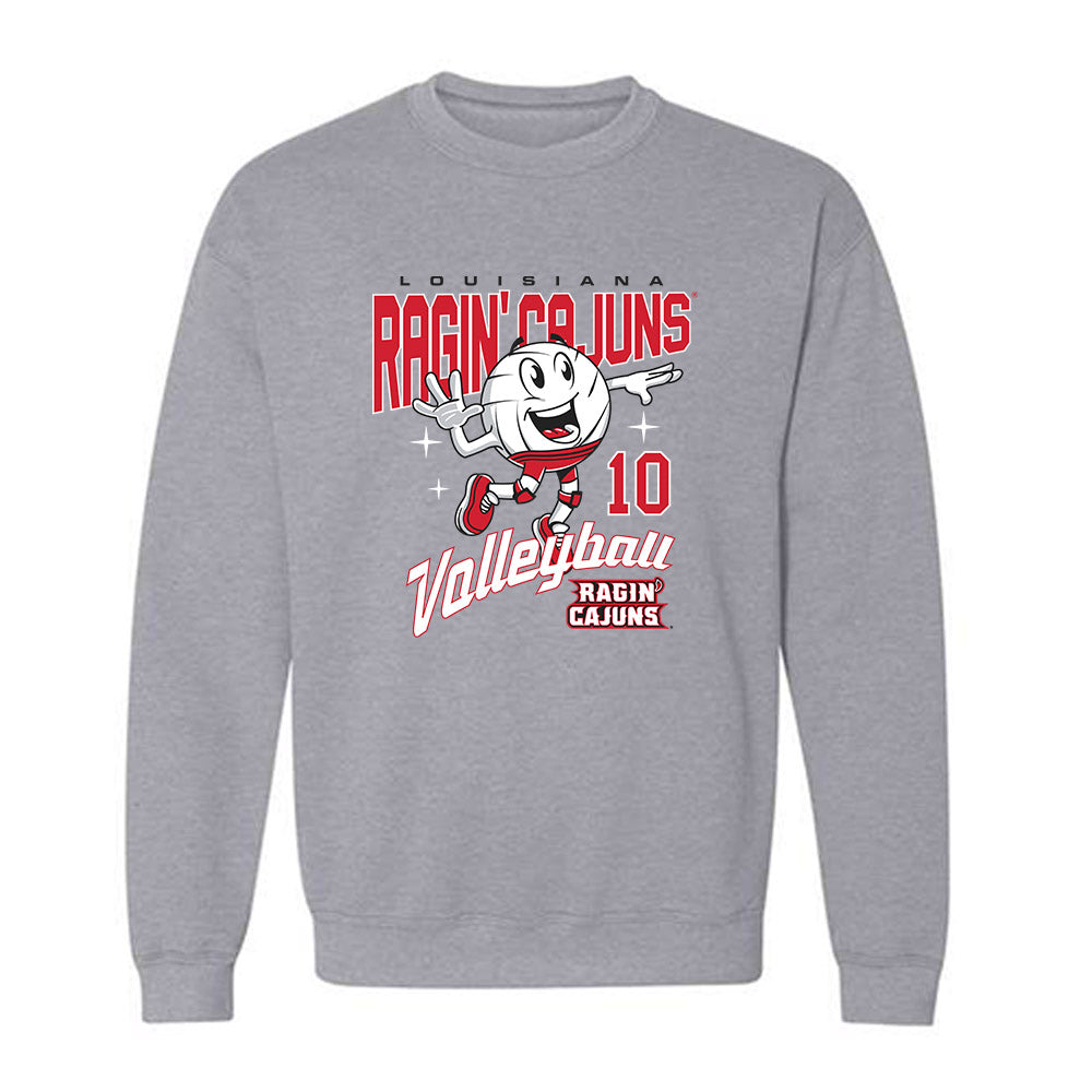Louisiana - NCAA Women's Volleyball : Grace Sweeney - Fashion Shersey Crewneck Sweatshirt-0