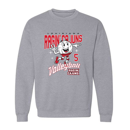 Louisiana - NCAA Women's Volleyball : Genesis Smith - Fashion Shersey Crewneck Sweatshirt-0