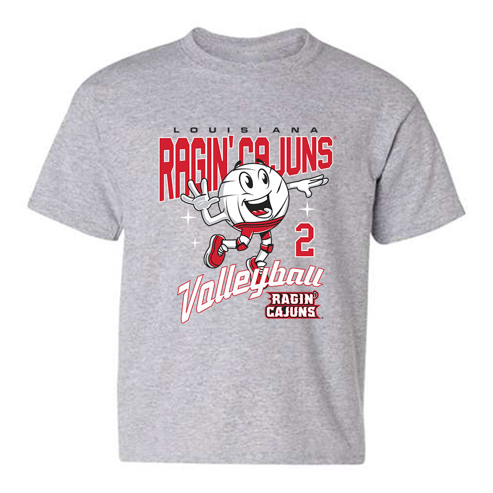 Louisiana - NCAA Women's Volleyball : Lauryn Lambert - Fashion Shersey Youth T-Shirt-0