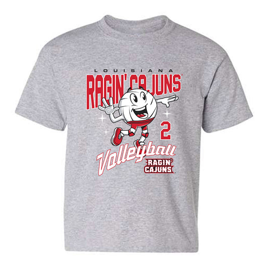 Louisiana - NCAA Women's Volleyball : Lauryn Lambert - Fashion Shersey Youth T-Shirt-0