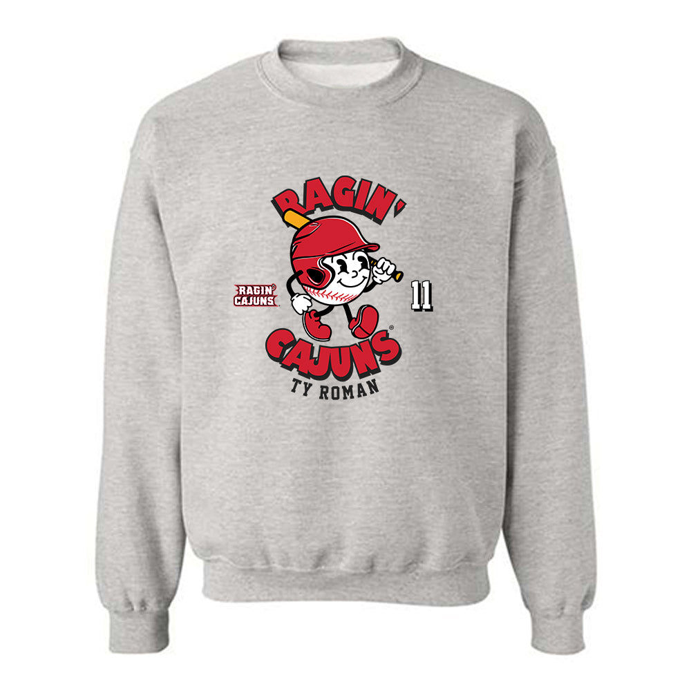 Louisiana - NCAA Baseball : Ty Roman - Fashion Shersey Crewneck Sweatshirt-0