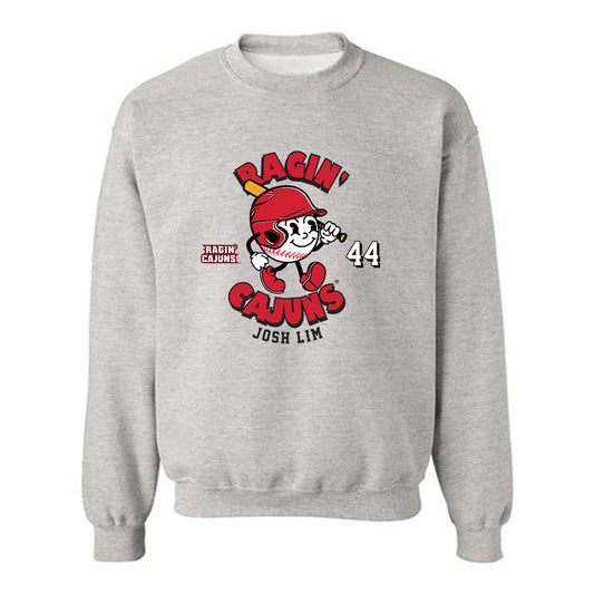 Louisiana - NCAA Baseball : Josh Lim - Fashion Shersey Crewneck Sweatshirt-0