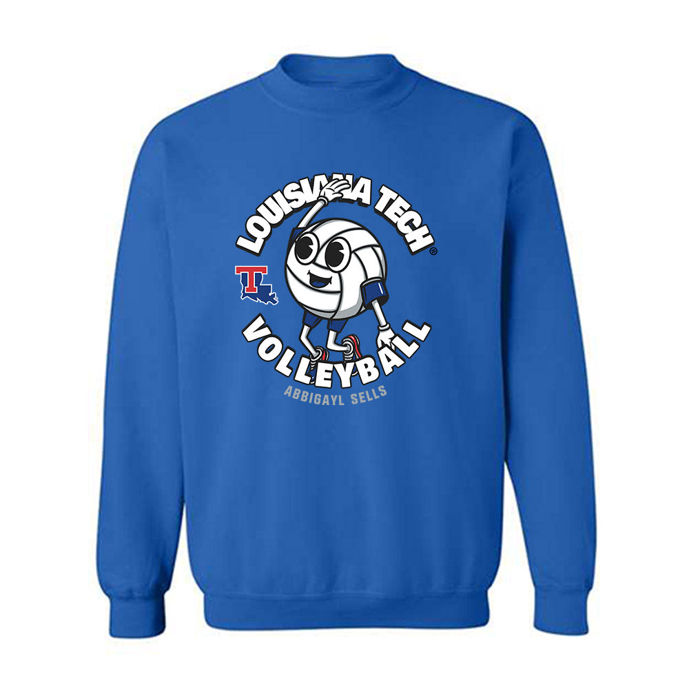 LA Tech - NCAA Women's Volleyball : Abbigayl Sells - Fashion Shersey Crewneck Sweatshirt-0