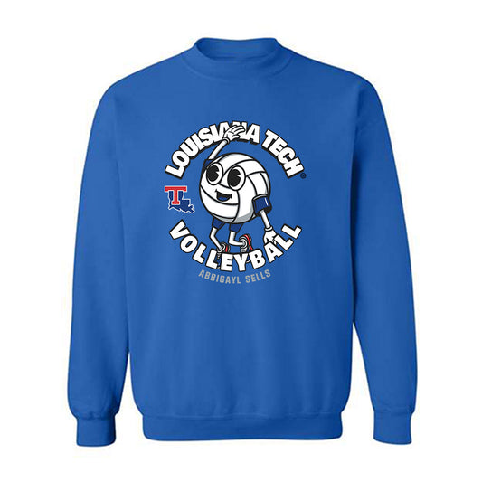 LA Tech - NCAA Women's Volleyball : Abbigayl Sells - Fashion Shersey Crewneck Sweatshirt-0