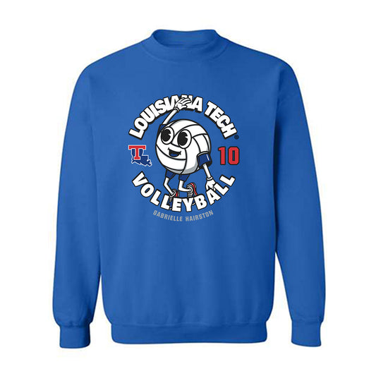 LA Tech - NCAA Women's Volleyball : Gabrielle Hairston - Fashion Shersey Crewneck Sweatshirt