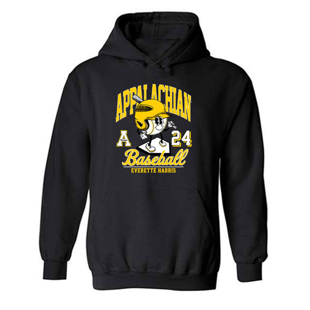 App State - NCAA Baseball : Everette Harris - Fashion Shersey Hooded Sweatshirt-0