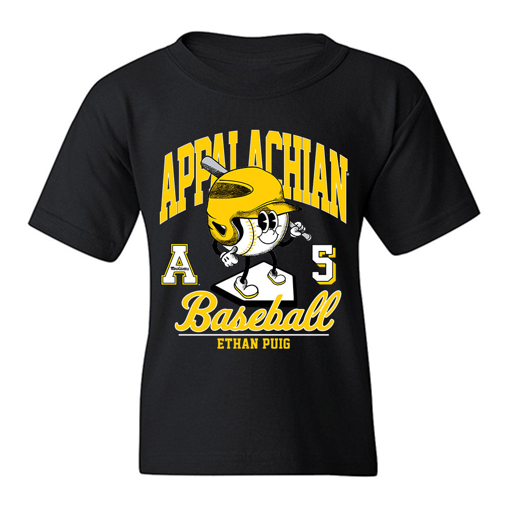App State - NCAA Baseball : Ethan Puig - Fashion Shersey Youth T-Shirt-0