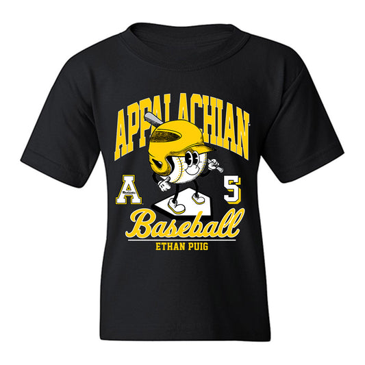 App State - NCAA Baseball : Ethan Puig - Fashion Shersey Youth T-Shirt-0