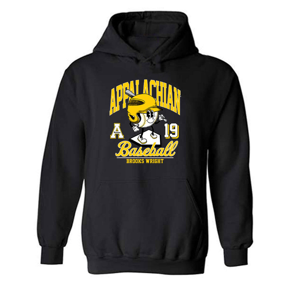 App State - NCAA Baseball : Brooks Wright - Fashion Shersey Hooded Sweatshirt-0