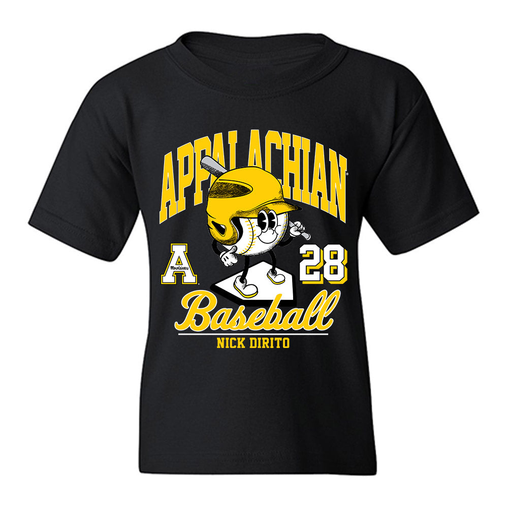 App State - NCAA Baseball : Nick DiRito - Fashion Shersey Youth T-Shirt-0