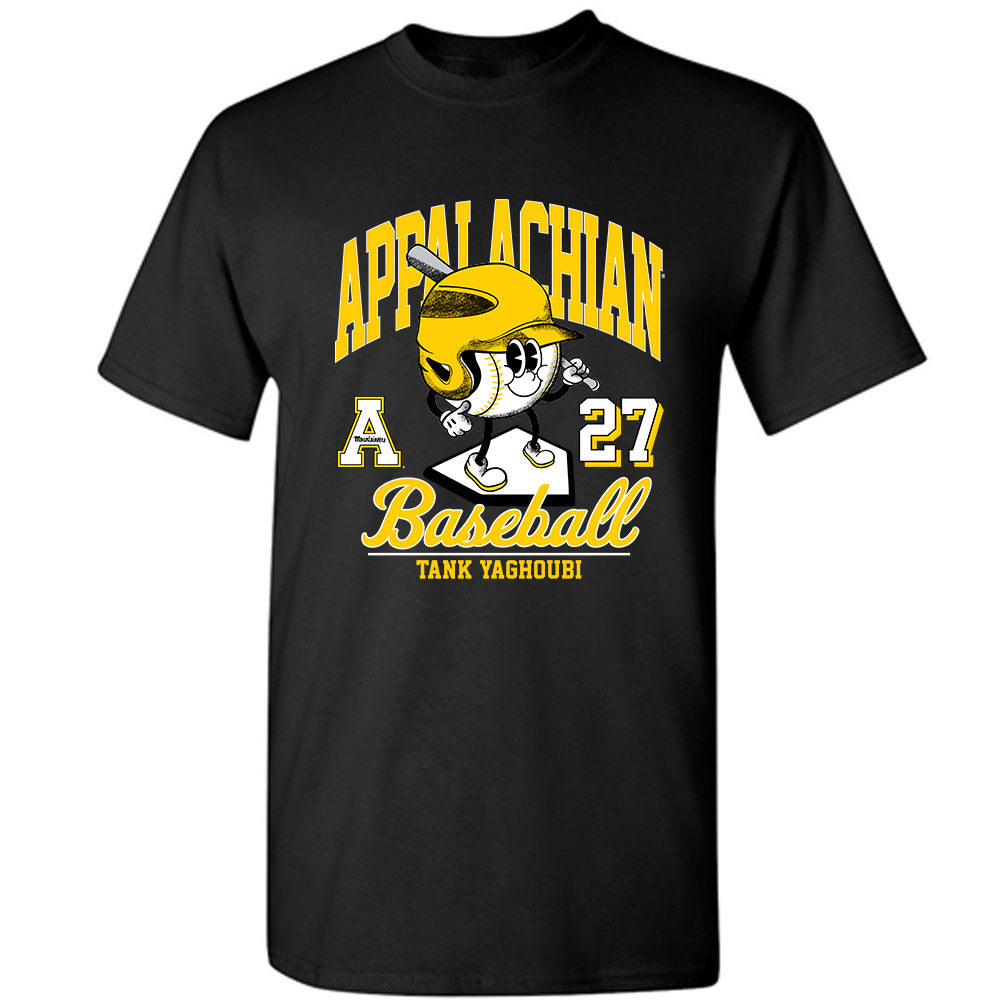 App State - NCAA Baseball : Tank Yaghoubi - Fashion Shersey T-Shirt-0