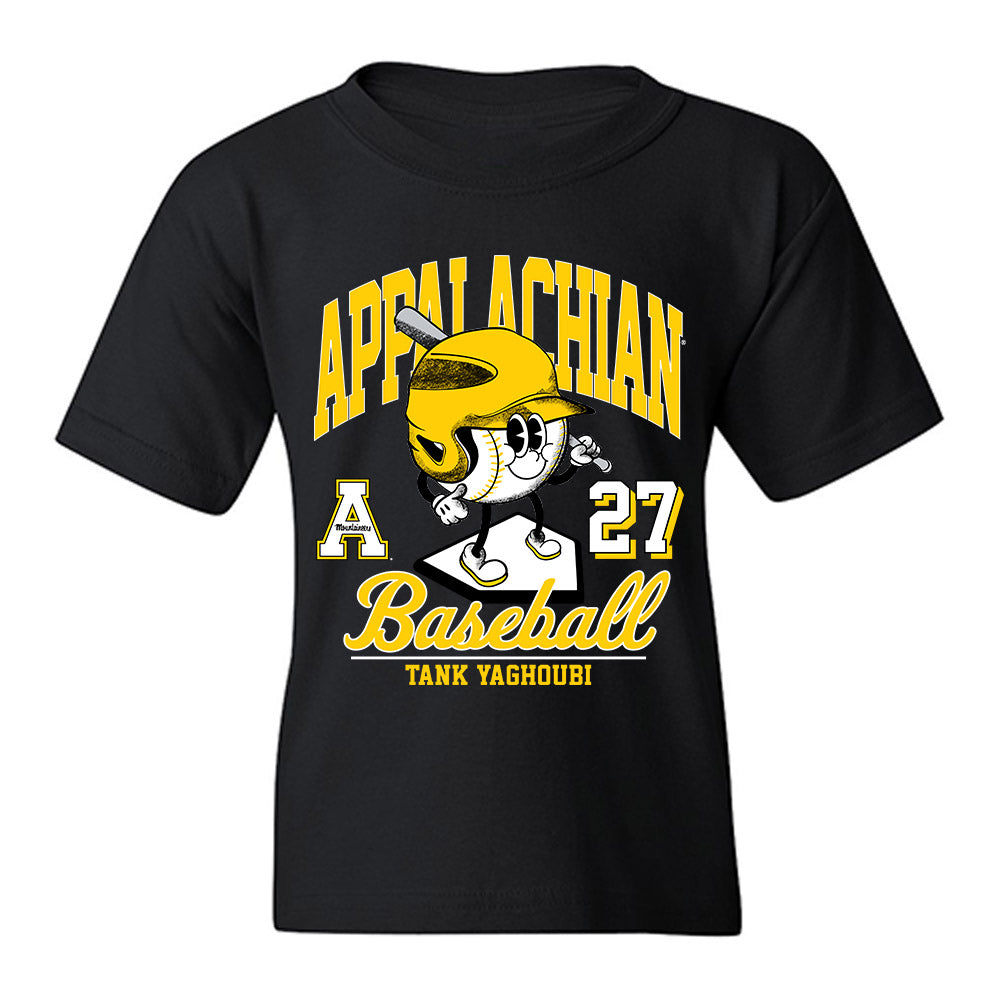 App State - NCAA Baseball : Tank Yaghoubi - Fashion Shersey Youth T-Shirt-0