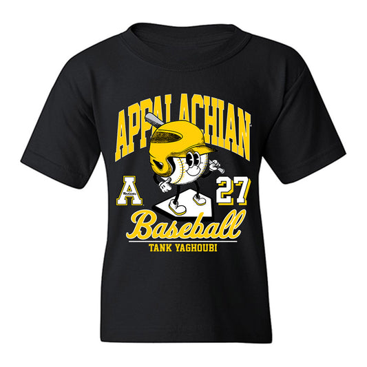 App State - NCAA Baseball : Tank Yaghoubi - Fashion Shersey Youth T-Shirt-0