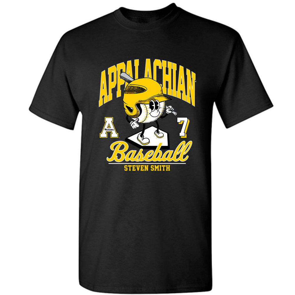 App State - NCAA Baseball : Steven Smith - Fashion Shersey T-Shirt-0