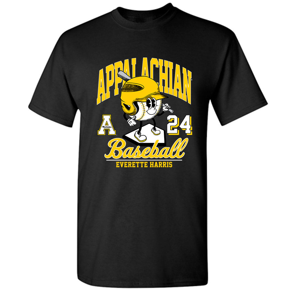 App State - NCAA Baseball : Everette Harris - Fashion Shersey T-Shirt-0