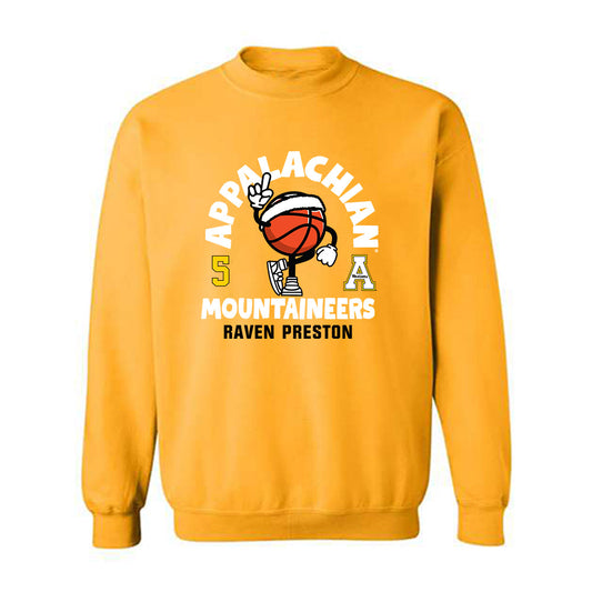App State - NCAA Women's Basketball : Raven Preston - Fashion Shersey Crewneck Sweatshirt-0